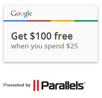 Spend $25, Get $100 – Google AdWords